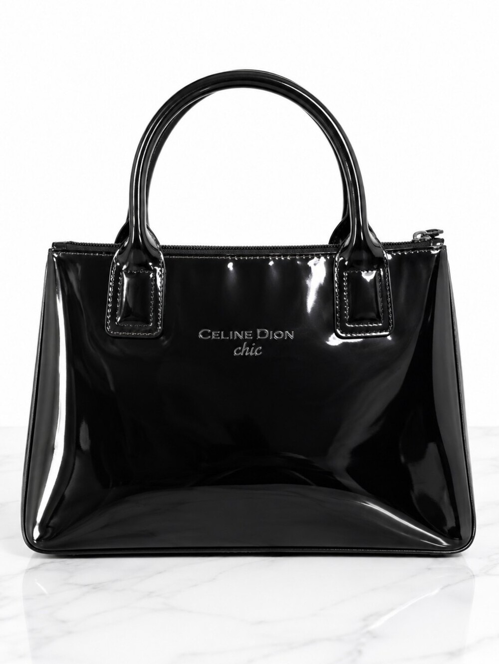 CELINE DION CHIC COLLECTION Patent Leather Handbag/Tote